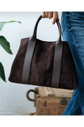 کیف دوشی قهوه ای زنانه جیر çantamgelsin - کد 899789551