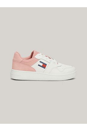 کفش اسنیکر سفید زنانه بند دار Tommy Hilfiger - کد 839209924