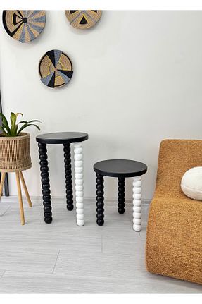 میز عسلی رنگی چوب ASELYA HOME - کد 899793628