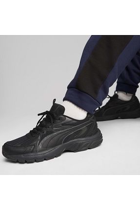 کفش اسنیکر مشکی زنانه چرم مصنوعی Puma - کد 833460085