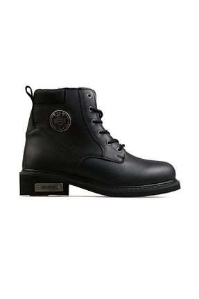 بوت / نیم بوت مشکی زنانه چرم خالص Harley Davidson - کد 1263565