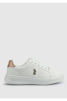 کفش اسنیکر سفید زنانه بند دار U.S. Polo Assn. - کد 852682319