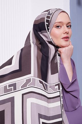 شال طوسی زنانه ویسکون Levidor - کد 899810195