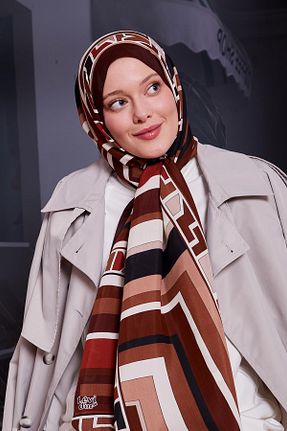 شال زرشکی زنانه ویسکون Levidor - کد 899810317
