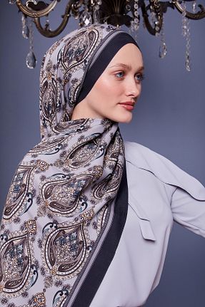 شال طوسی زنانه ویسکون Levidor - کد 899810266