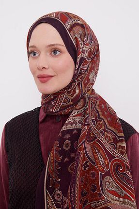 شال بنفش زنانه ویسکون Levidor - کد 899810305