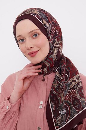 شال زرشکی زنانه ویسکون Levidor - کد 899810302