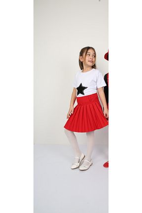 ست بالاتنه و پائین تنه قرمز بچه گانه بافت Genel Markalar - کد 900755686