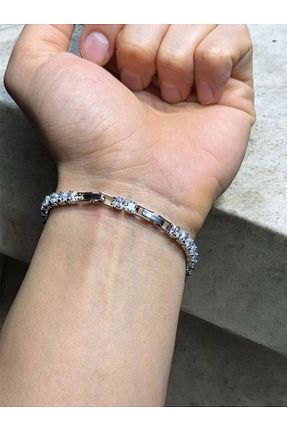 دستبند استیل (فولاد) طوسی زنانه استیل (فولاد) Çalıkaksesuar - کد 899818696