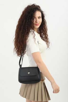کیف دوشی مشکی زنانه چرم مصنوعی Tonny Black - کد 890599660