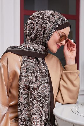 شال قهوه ای زنانه ویسکون Levidor - کد 899823835