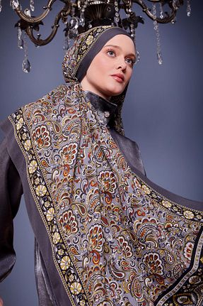 شال طوسی زنانه ویسکون Levidor - کد 899823823