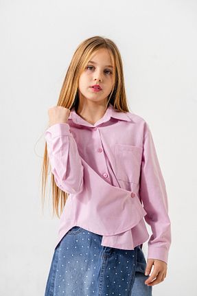 پیراهن صورتی بچه گانه رگولار GİYİCEM TEKSTİL - کد 900758336