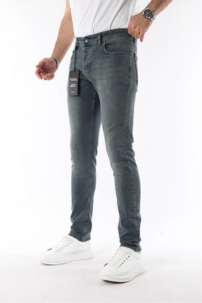 شلوار سبز مردانه پنبه - الاستین LOCUS JEANS - کد 893574106