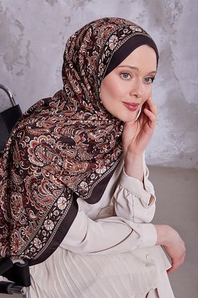 شال قهوه ای زنانه ویسکون Levidor - کد 899823838
