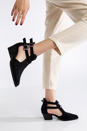 کفش پاشنه بلند کلاسیک مشکی زنانه چرم مصنوعی MS SUGAR SHOES - کد 900761016