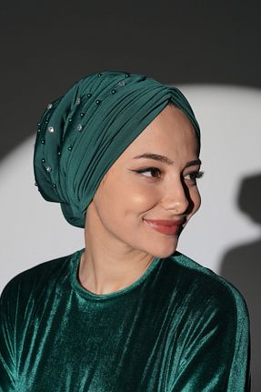 کلاه شنای حجاب سبز زنانه Ambargo - کد 899837027