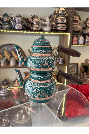 کتری فیروزه ای مس Home - کد 899852451