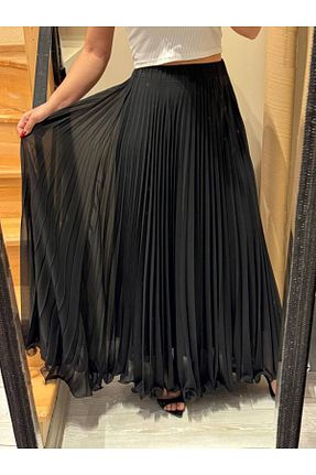دامن مشکی زنانه بافتنی sportiness - کد 899852981