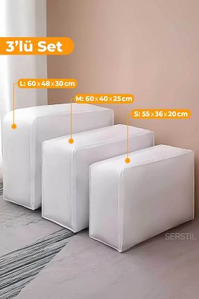 خورجین سفید پلی پروپیلن Serstil - کد 886543615