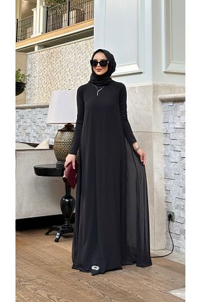 لباس حجاب مشکی اورسایز sevannaluxurydesign - کد 899872851