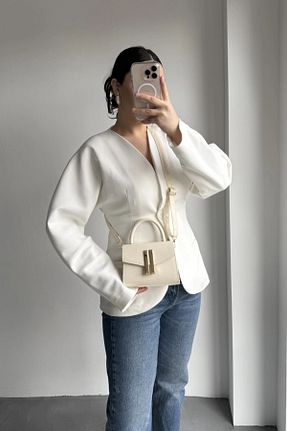 کیف دوشی زنانه چرم مصنوعی NBİBAGS - کد 899881458