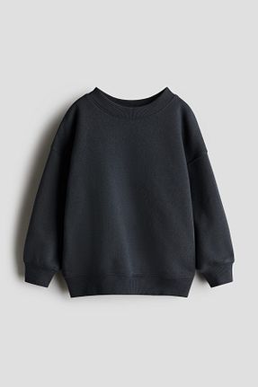 سوئیشرت طوسی بچه گانه اورسایز H&M - کد 899904975