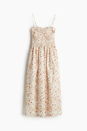 لباس سفید زنانه بافتنی H&M - کد 899904241