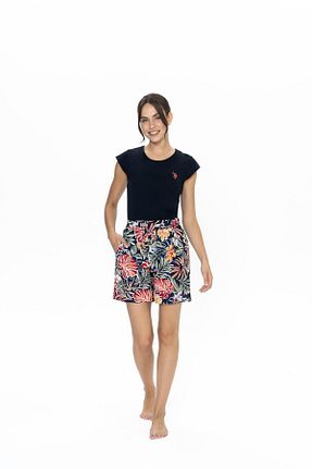 ست لباس راحتی سرمه ای زنانه گلدار U.S. Polo Assn. - کد 899923520