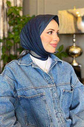 روسری رنگی پلی استر Aker - کد 736047657