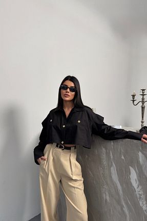 پیراهن مشکی زنانه اورسایز MAGGAZA - کد 899945142