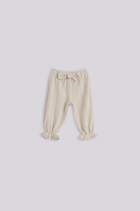 شلوار کرمگن نباتی بچه گانه پاچه کش دار Layette - کد 899960443