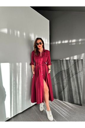 لباس زرشکی زنانه بافتنی EGZOTİK ASORTİK - کد 899963400