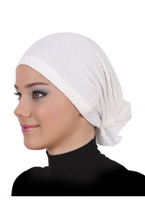 کلاه شنای حجاب بژ زنانه fidan bone - کد 42559918