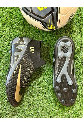 کفش فوتبال چمنی مشکی زنانه YUSUFSHOES - کد 900029722