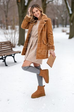 بوت / نیم بوت قهوه ای زنانه جیر Dark Seer - کد 896815782
