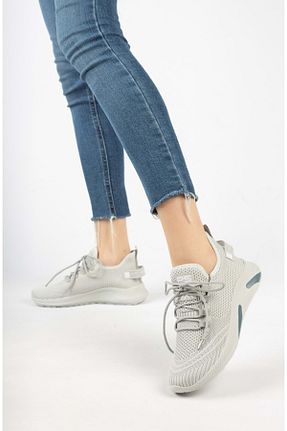 کفش فیتنس طوسی زنانه پارچه ای Kids Club Shoes - کد 814089175