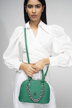 کیف دستی سبز زنانه سایز متوسط Valentino Orlandi - کد 747951100