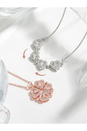 گردنبند نقره سفید زنانه 925 عیار bymissmücevherat - کد 898361885