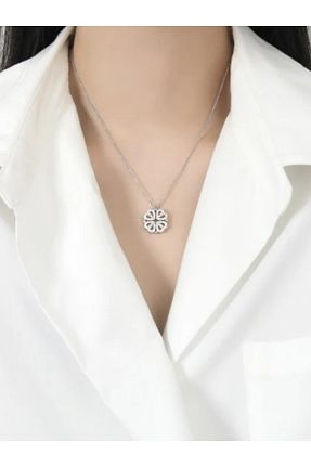 گردنبند نقره سفید زنانه 925 عیار bymissmücevherat - کد 898361885