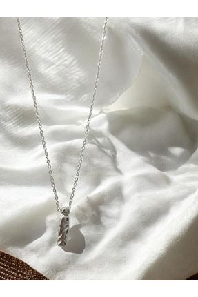 گردنبند جواهر آبی زنانه آهن BRAND COLLECTİON - کد 898362497