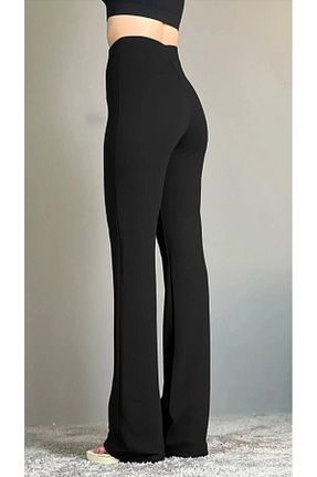 شلوار مشکی زنانه پنبه - پلی استر - الاستین THIFF GYMWEAR - کد 871707537
