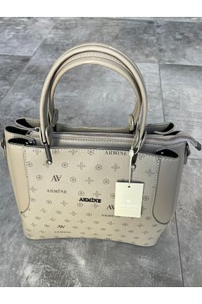 کیف دستی بژ زنانه ابعاد بزرگ Armine - کد 898392945