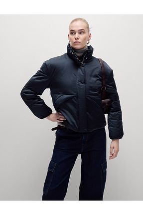 کاپشن سرمه ای زنانه رگولار Marks & Spencer - کد 898400051