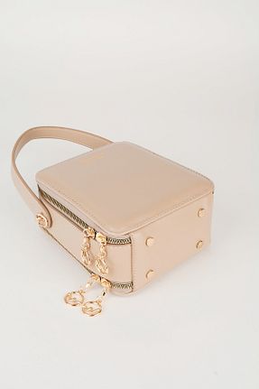 کیف دوشی بژ زنانه چرم مصنوعی Vivaq - کد 898408109