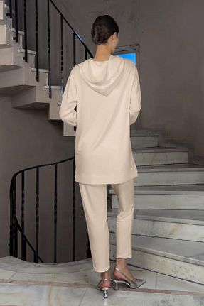 ست بالاتنه و پائین تنه حجاب بژ زنانه رگولار Missemramiss - کد 898410491