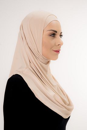 شال بژ زنانه پلی استر Şalcenneti.com - کد 898408185