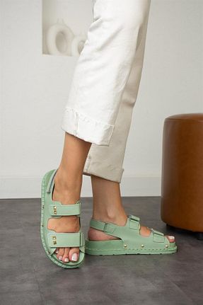 دمپائی سبز زنانه حصیر ShoeTek - کد 736133939
