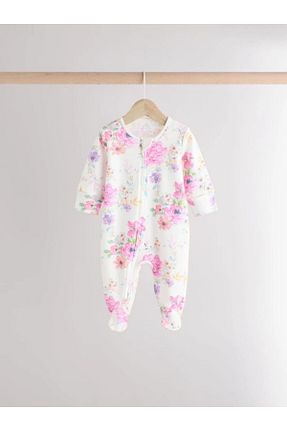 سرهمی خواب صورتی بچه گانه پنبه ای Next Baby - کد 898944865