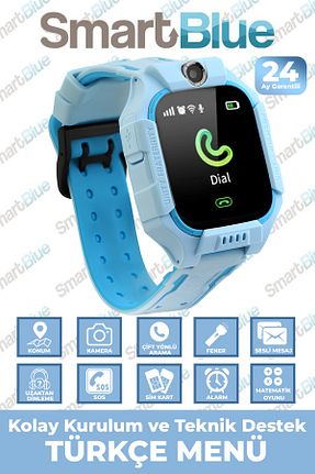 دستبند هوشمند بچه گانه آبی SMARTBLUE - کد 898980962